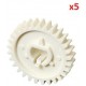 5xLower Roller Gear 29T 2420.2430,1160,1320RU5-0331-000